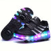 LED roller trainers with removable wheels – light-up soles, skate-ready | Kids shoes