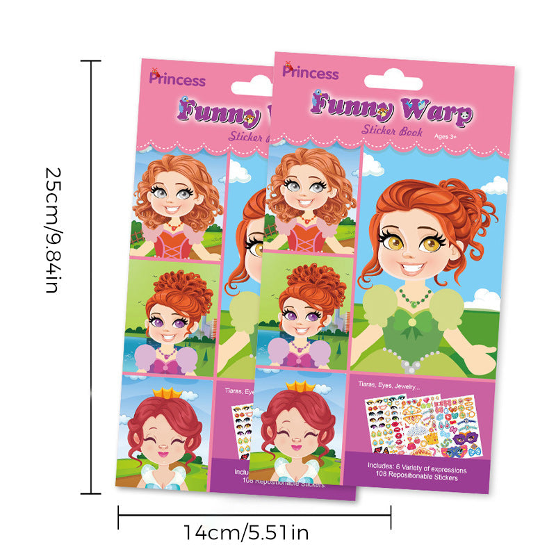 Dress-up stickers for creative outfits – reusable, mix-and-match designs | kids craft toy