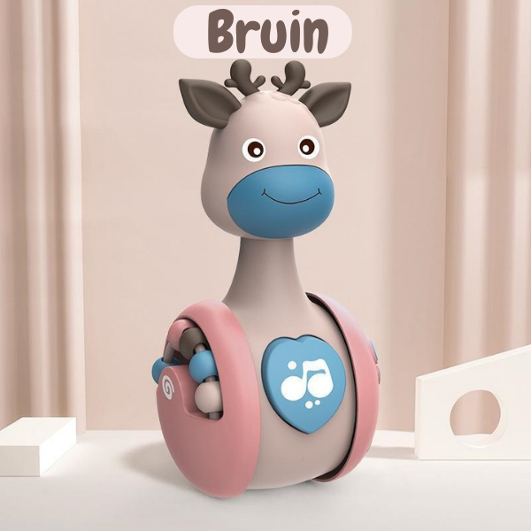 Tumbling toy rolls and plays sounds – self-rights, boosts motor skills | for babies