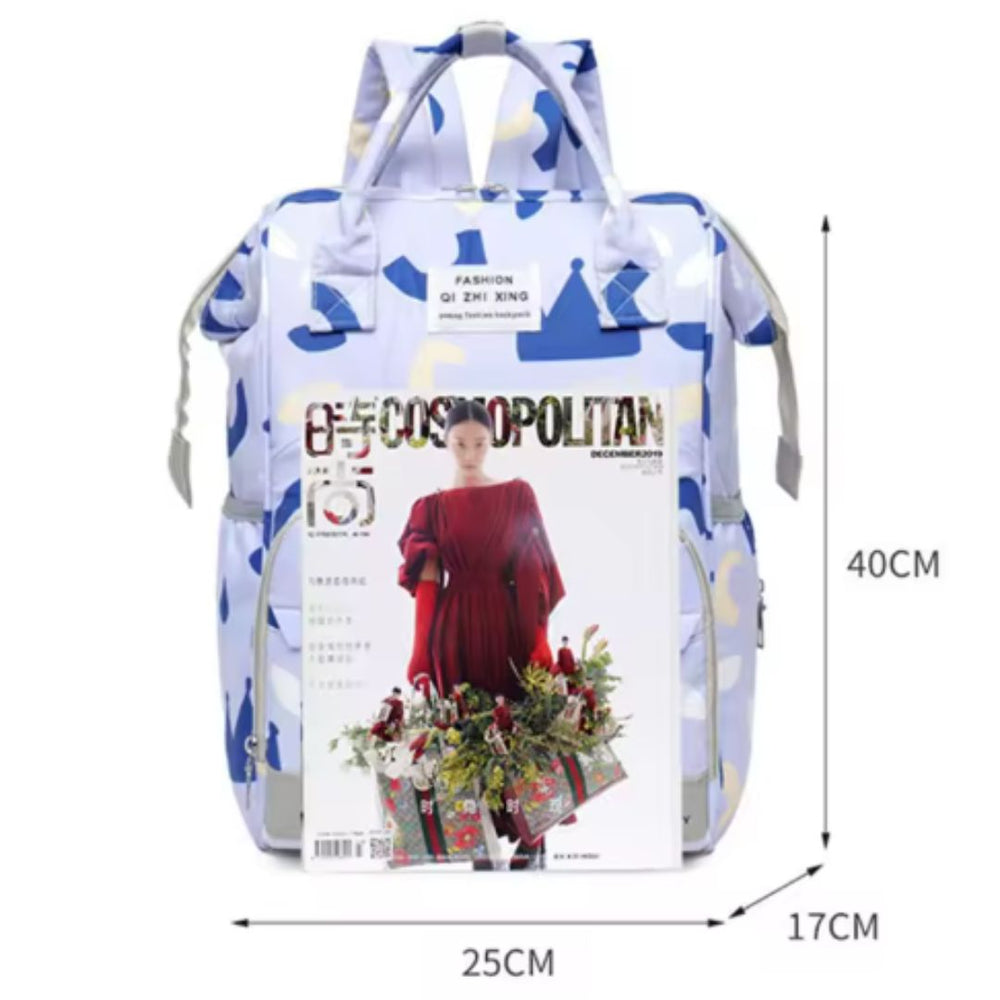 Changing bag backpack with insulated pockets – spacious, water-repellent | for parents