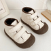 Barefoot baby shoes with warm lining – Anti-slip sole, hook-and-loop strap | For toddlers
