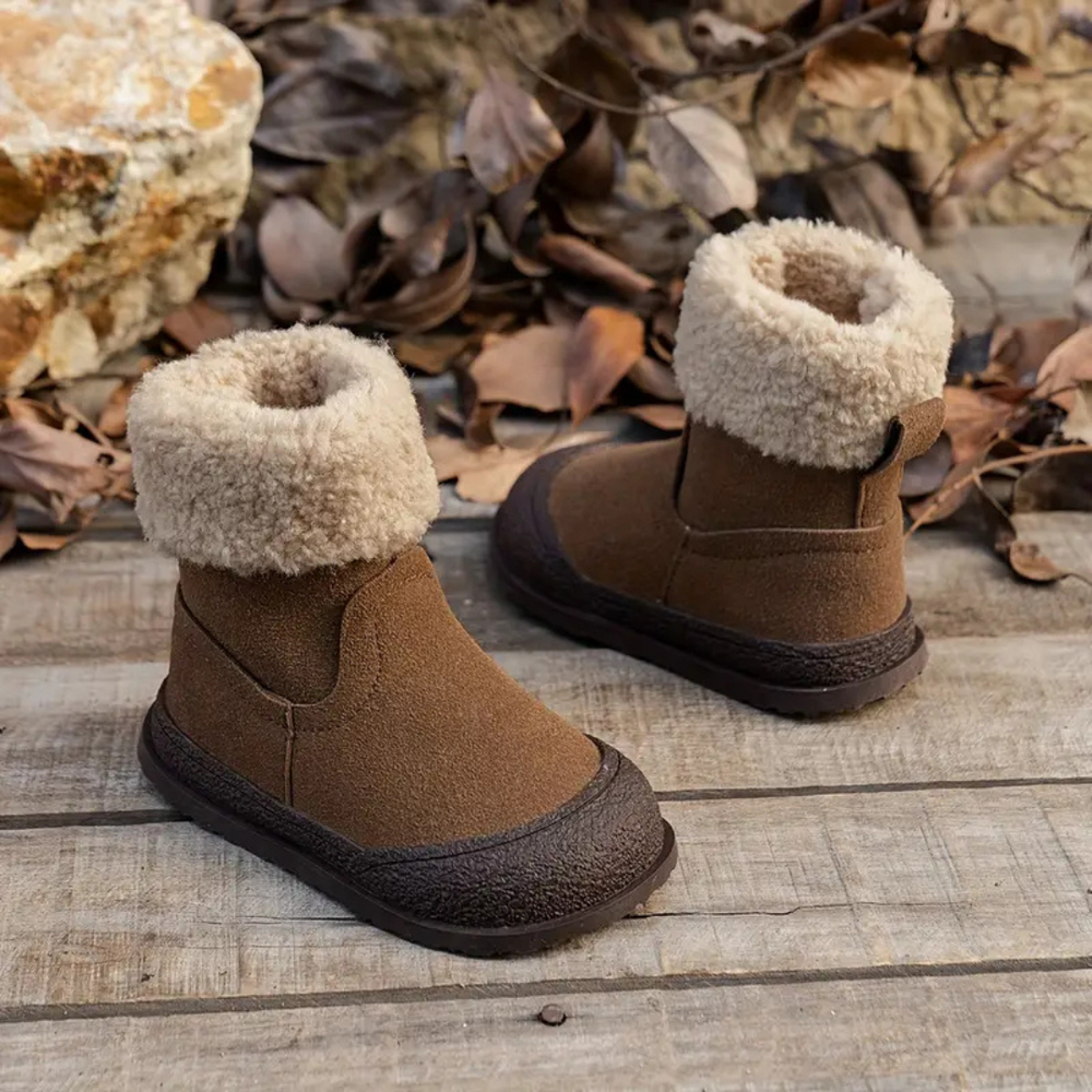 Kids' winter boots with warm fleece lining – non-slip sole & zip | Snow boots