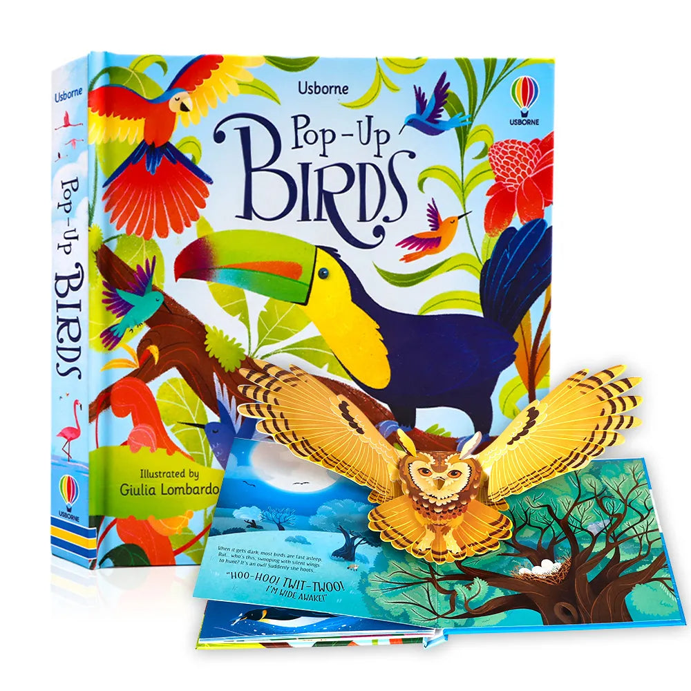 Pop-up book with 3D scenes and flaps – interactive, sturdy design | ages 3+