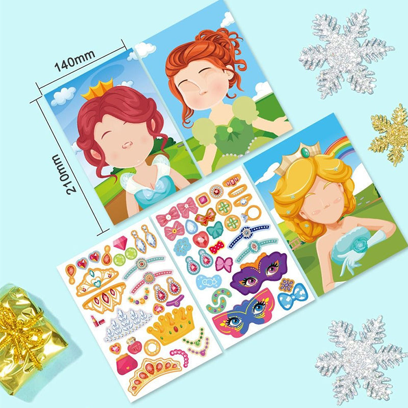 Dress-up stickers for creative outfits – reusable, mix-and-match designs | kids craft toy