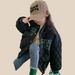 Girls' coat with bold print design – soft, durable cotton | kids outerwear