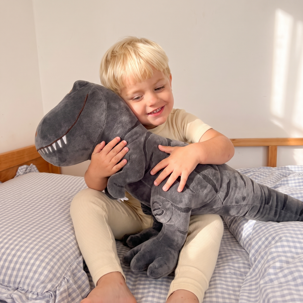 T-rex plush soft toy – well filled, squeezable, for play and sleep | dino cuddly toy