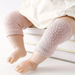 Baby knee pads with non-slip grip – soft cotton, set of 3 | crawling babies