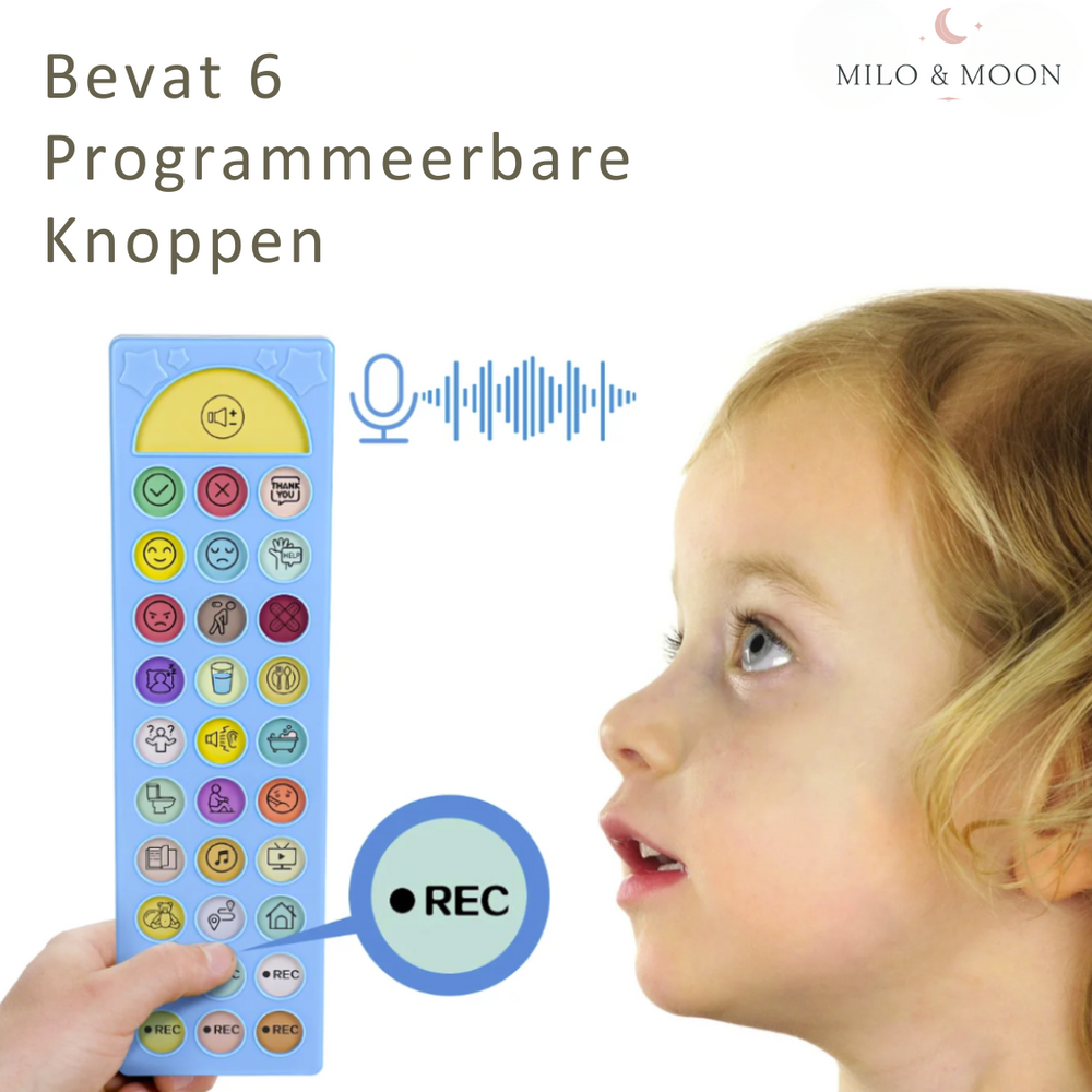 Communication device for children – symbol buttons, portable design | speech aid