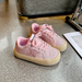 Glitter trainers with soft lining – secure laces, non-slip sole | girls