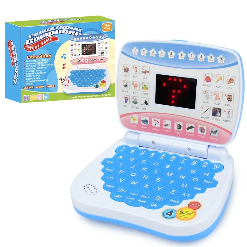 Kids' learning laptop with educational games – letters, numbers and words | reading toy
