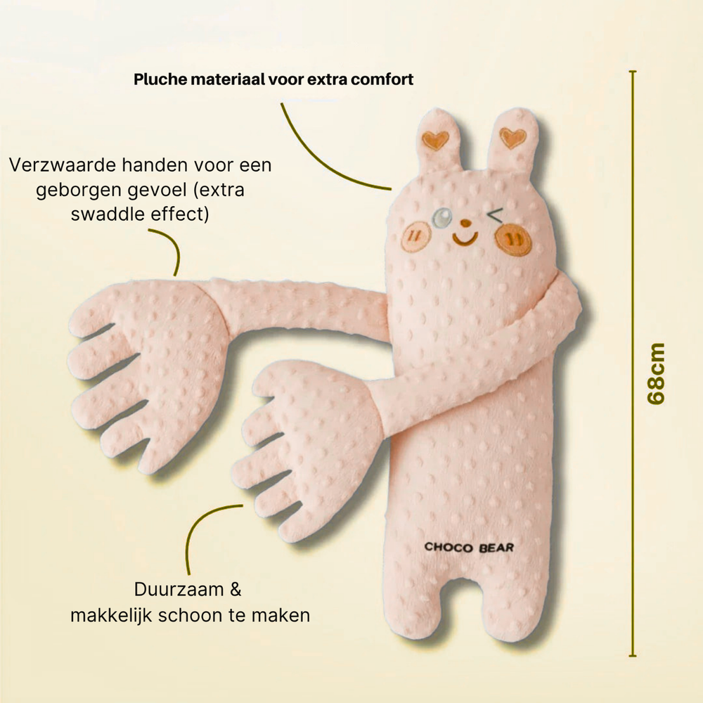 Sleep soft toy with rhythmic patting motion – soft plush, cordless | baby comfort toy