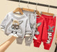 Bunny jumper and trousers set – soft cotton blend, elastic waistband | kids outfit
