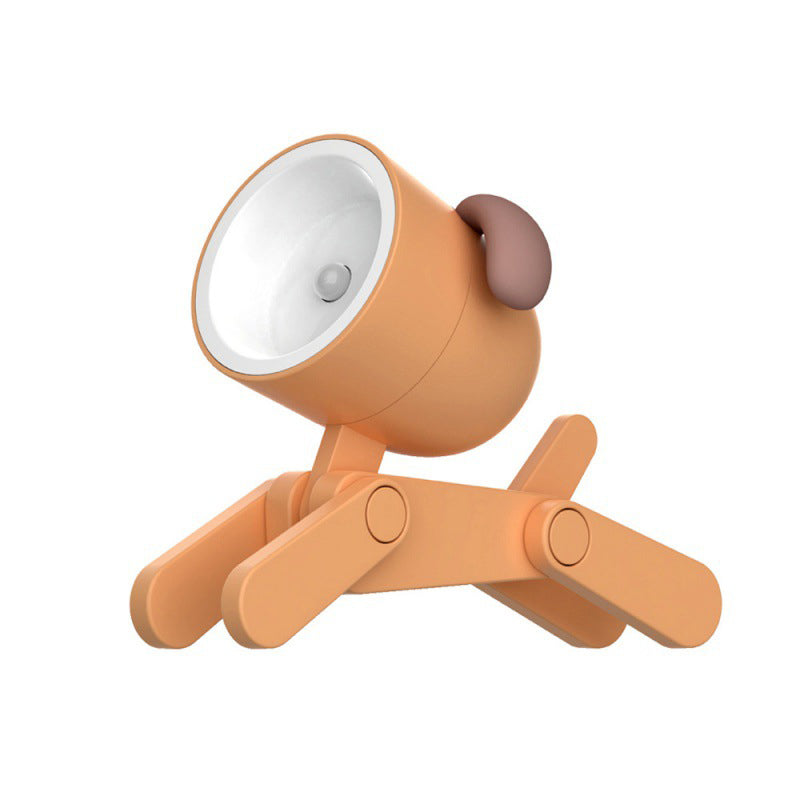 Flexible night light – warm LED, USB rechargeable | Dog & deer design