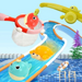 Magnetic fishing bath toy with light – motor skills, water play | toddlers