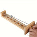 Wooden stickball set tests precision and reflexes – compact, durable | dexterity game