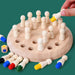 Wooden memory game boosts concentration – fun, compact, portable | ages 3+