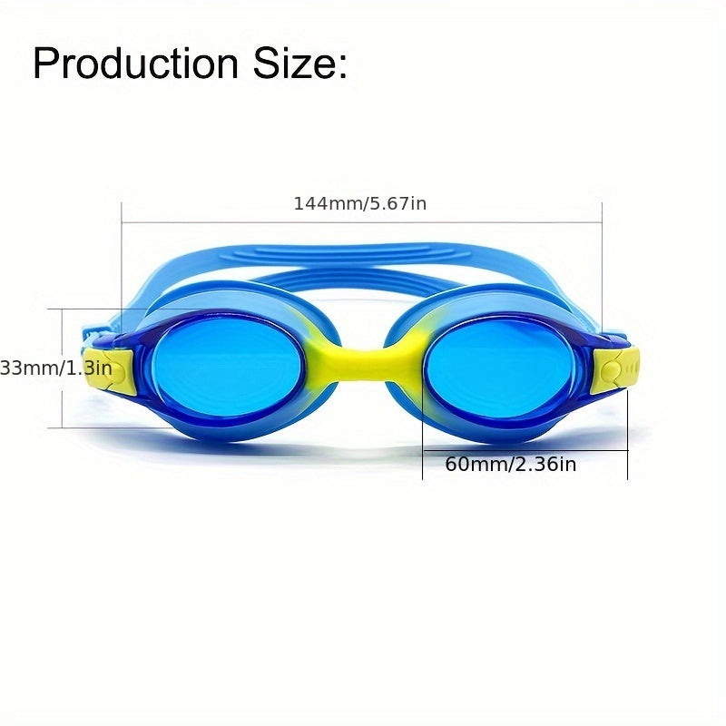 Leak-proof swimming goggles for kids – anti-fog lenses | 3-12 years