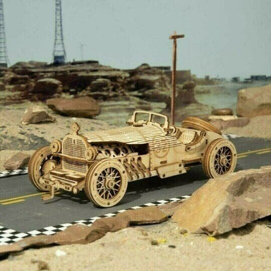 Wooden vehicle building set – educational 3D puzzle, durable wood | kids 6+