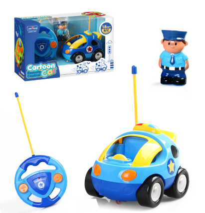 RC police car with sirens and lights – easy control, durable build | kids' toy