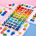 Wooden educational learning board – letters, numbers and shapes | Montessori toy