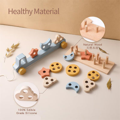 Wooden baby toy set boosts early development – safe, durable, non-toxic | baby toys
