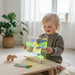 LED drawing board with magical light-up effect – rechargeable, reusable, includes pens | kids