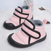 Kids' snow boots with waterproof plush lining – anti-slip sole, easy on/off | winter wellies