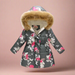 Kids winter jacket with thick lining – stylish prints, durable zip | ages 4-10