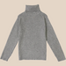 Kids' ribbed roll neck jumper – soft cotton, warm, versatile | boys and girls