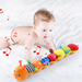 Musical caterpillar toy with sound and textures – sensory, soft, lightweight | baby toys
