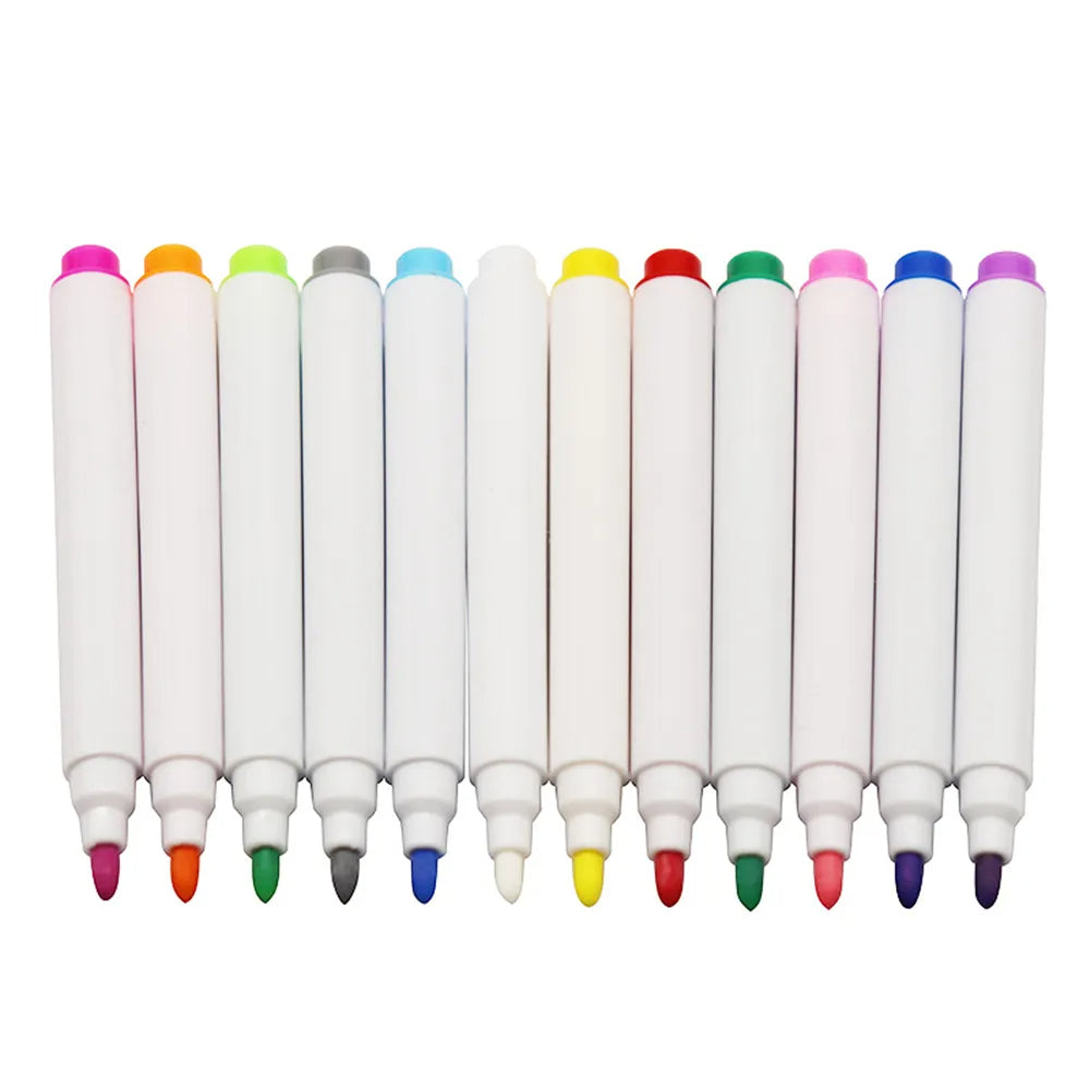 LED drawing board with magical light-up effect – rechargeable, reusable, includes pens | kids