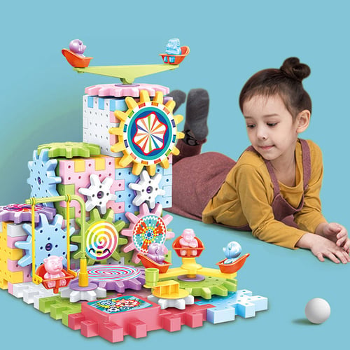 Building set with electric modules – boosts creativity, cuts screen time | STEM toy