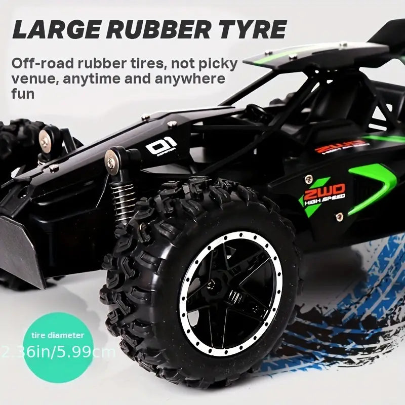 RC racing car with 20 km/h speed – robust ABS design, indoor & outdoor use | kids toy