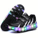 LED roller trainers with removable wheels – light-up soles, skate-ready | Kids shoes