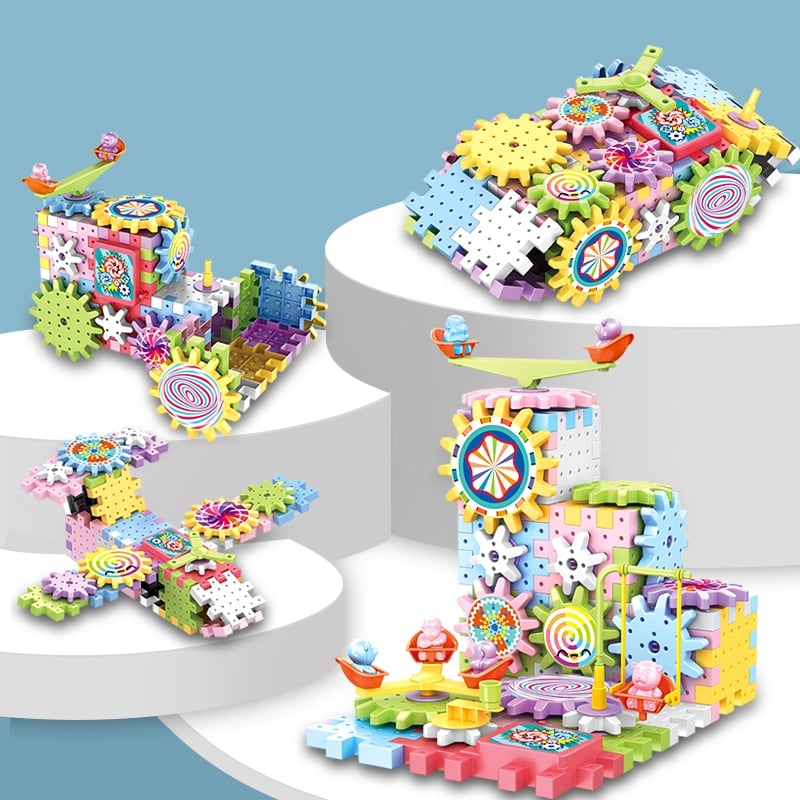 Building set with electric modules – boosts creativity, cuts screen time | STEM toy