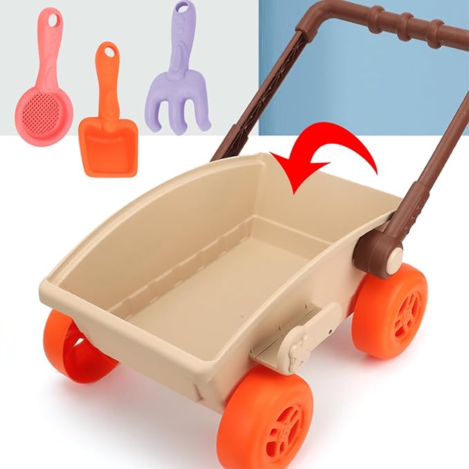 Beach cart toy set for creative sand play – boosts motor skills, encourages imagination | toddlers