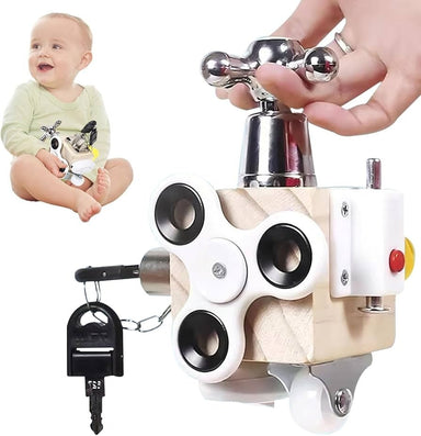7-in-1 educational wooden activity toy – boosts motor skills and cognition | toddlers
