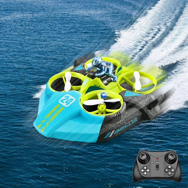 RC amphibious car with 360° stunt spins – drives on land and water | remote control toy