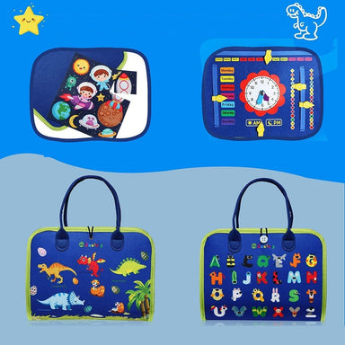 Montessori busy book teaches dressing skills – zips, buttons and buckles | toddlers