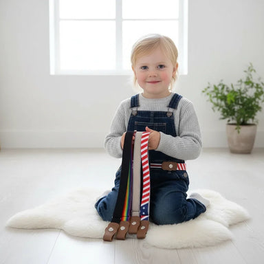 Elastic kids' belt – adjustable, buckle-free comfort | Boys & girls