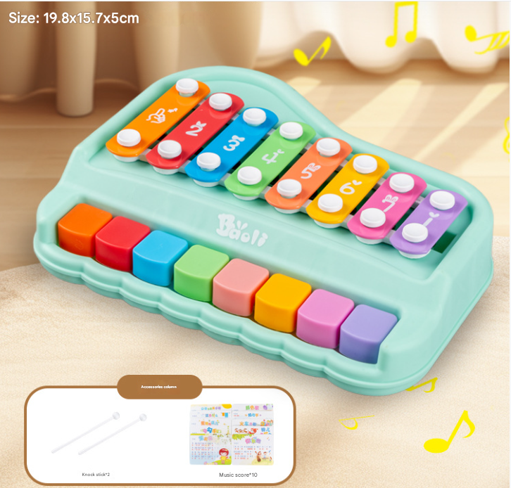 Xylophone & piano set for creative play – boosts motor skills and rhythm | Musical toy