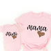 Mum & daughter matching set – shirt & romper outfit | Rainbow print