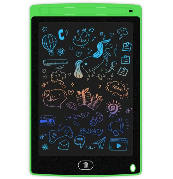 LCD drawing tablet – erasable screen, portable design | for kids aged 3+