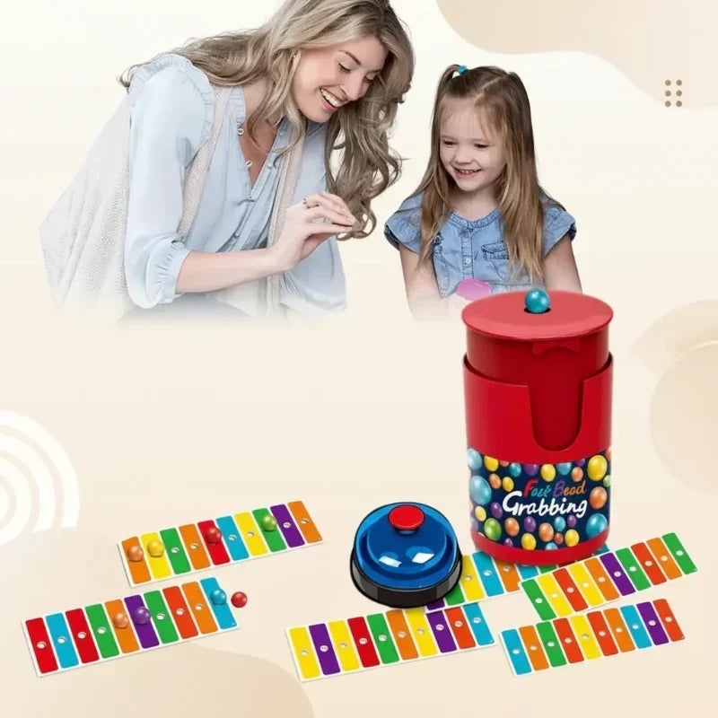 Colour reaction game for fast reflexes – grab, press, no batteries | family game
