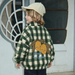 Children's clothing in teddy fleece with print – coat, gilet or trousers, zip | berber fleece