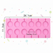 Silicone lolly moulds, BPA-free and reusable – for fridge and freezer, easy to wash | frozen treats