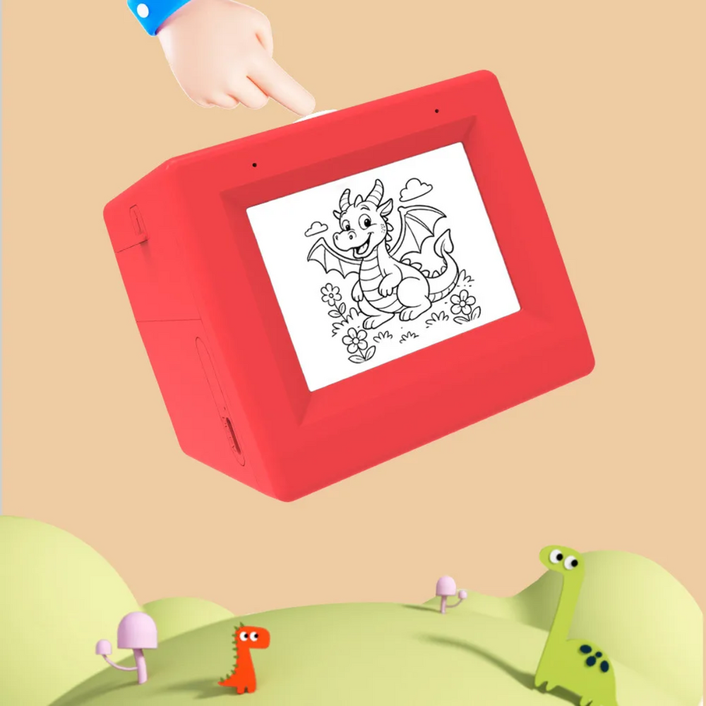 AI sticker printer for kids – voice control, inkless printing | creative play