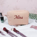 Personalised striped toiletry bag with name – spacious zip, multiple sizes | wash bag