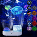 Star projector with ocean light and timer – LED night lamp, 12 effects | kids and adults