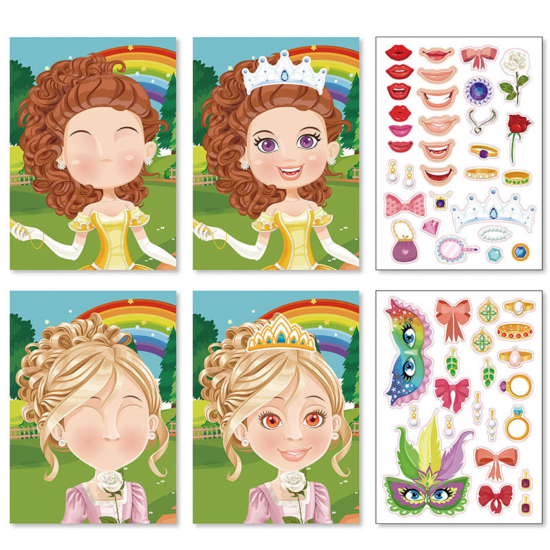 Dress-up stickers for creative outfits – reusable, mix-and-match designs | kids craft toy